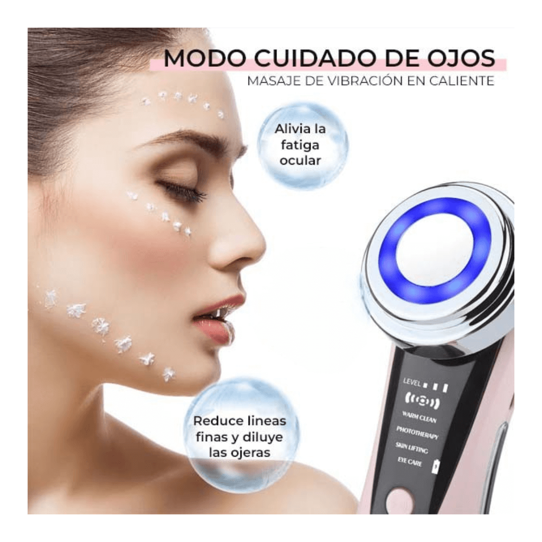 Glamskin™ - Masajeador facial ledterapia