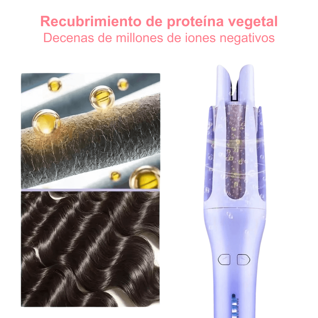 Glamcurl™ - Rizador de pelo automatico 3 en 1
